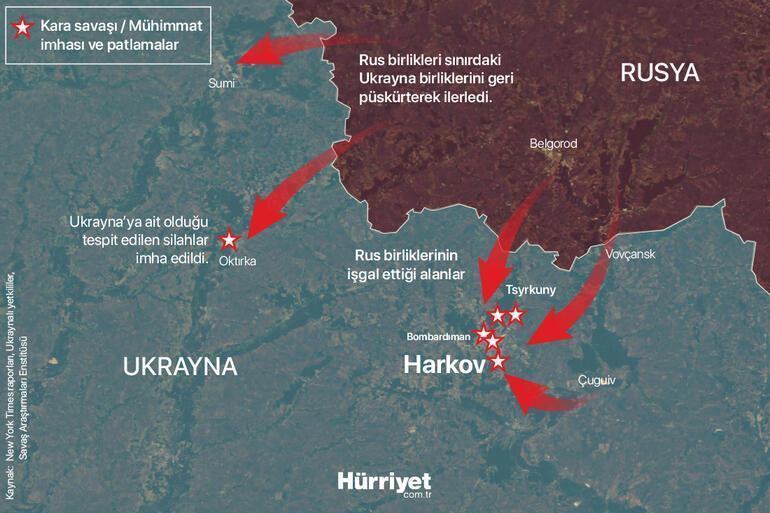 Rusya Ukrayna savaşının haritası Bir şehir daha ele geçirildi...