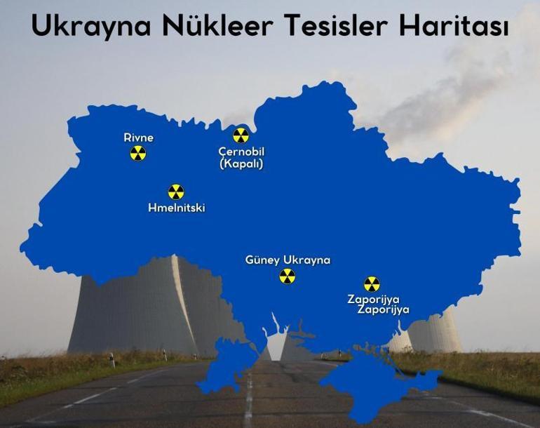 Zaporijya Nükleer Santrali haritadaki yeri Zaporijya Nükleer Santrali nerede