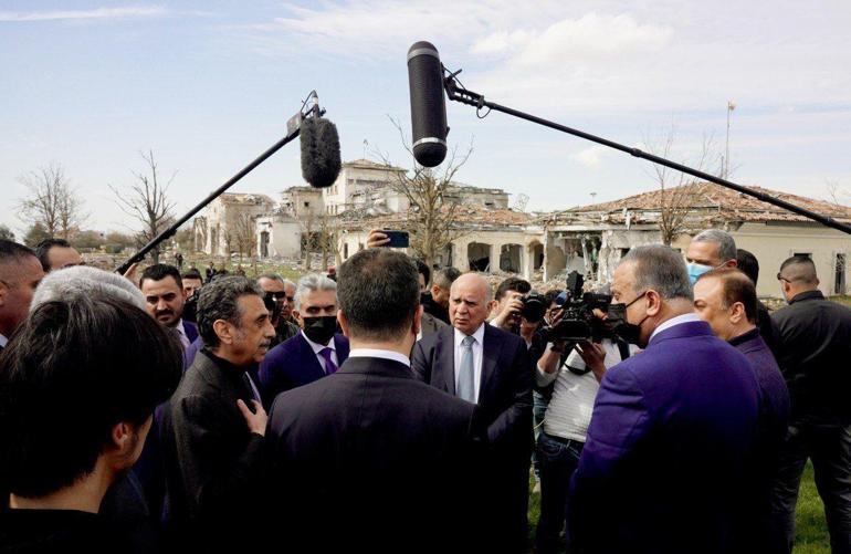 Irak Başbakanı El-Kazımi, Erbil’deki saldırı bölgesini ziyaret etti