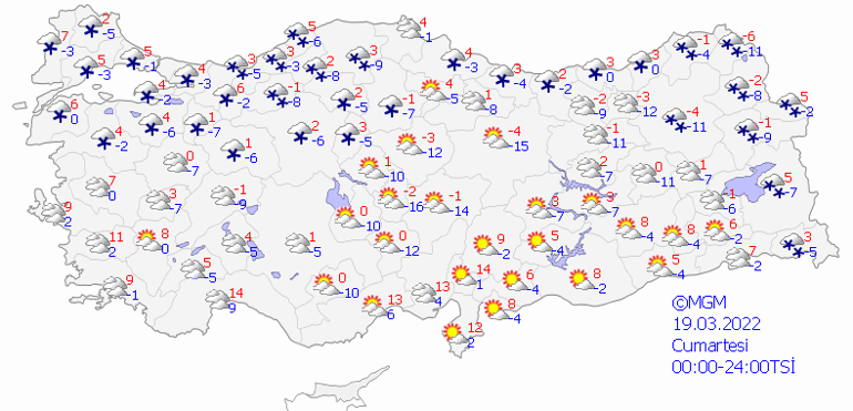 Meteoroloji yeni dalga için gün verip uyardı 15 Mart hava durumu tahminleri