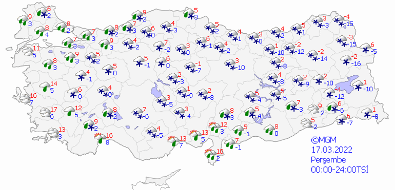 Meteoroloji yeni dalga için gün verip uyardı 15 Mart hava durumu tahminleri