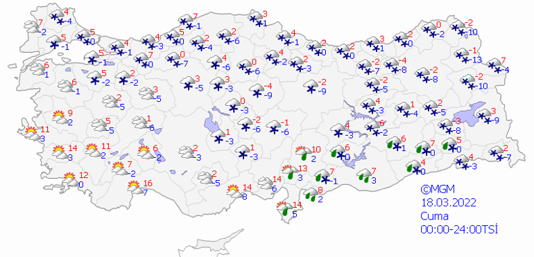 Meteoroloji yeni dalga için gün verip uyardı 15 Mart hava durumu tahminleri