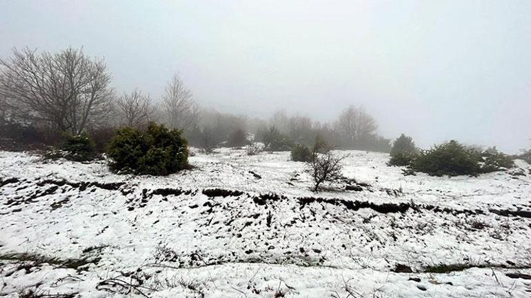 Meteoroloji uyarmıştı Tekirdağda kar yağdı