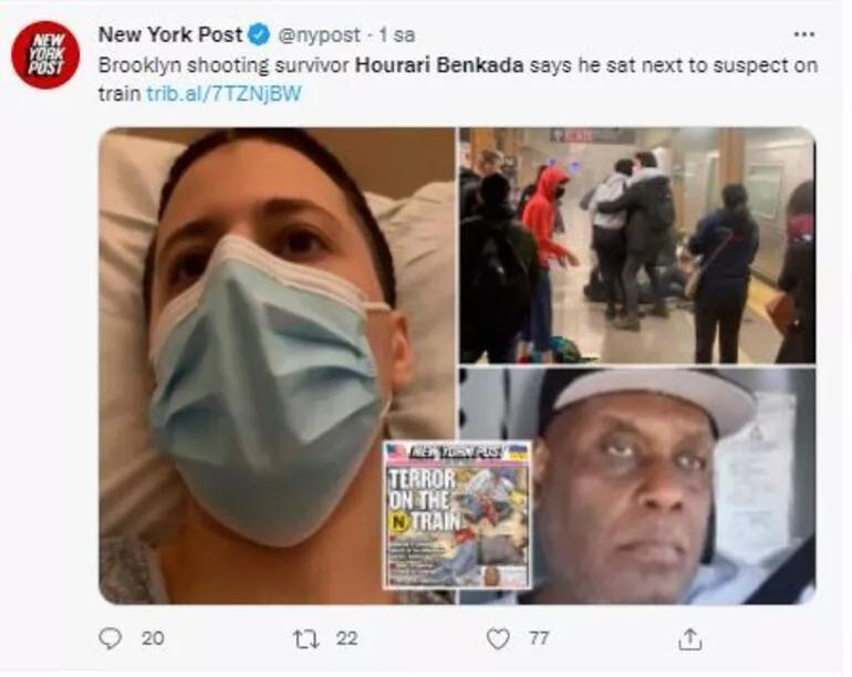 New York saldırganının tam yanında oturan adam dehşet anlarını anlattı