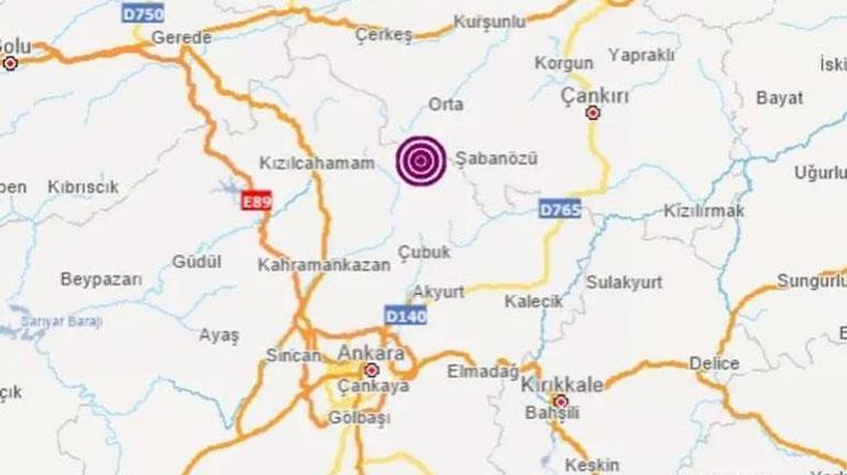 Son dakika... Ankarada 3,7 büyüklüğünde deprem