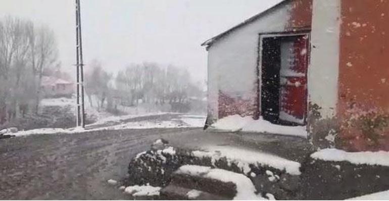 Sivas ve Tokatta mayıs ayında kar sürprizi