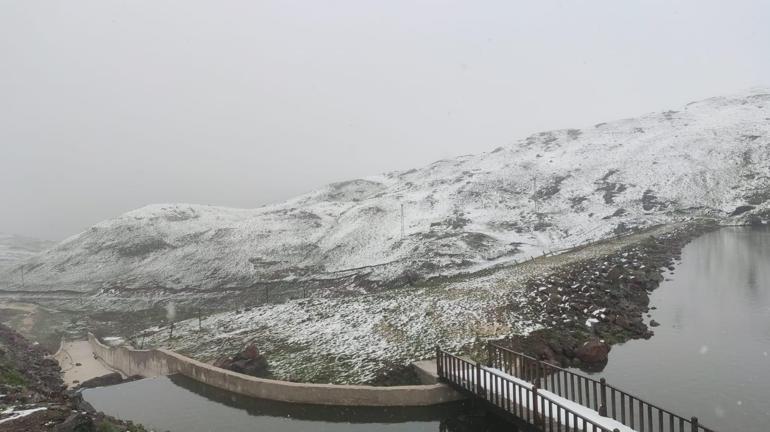 Sivas ve Tokatta mayıs ayında kar sürprizi