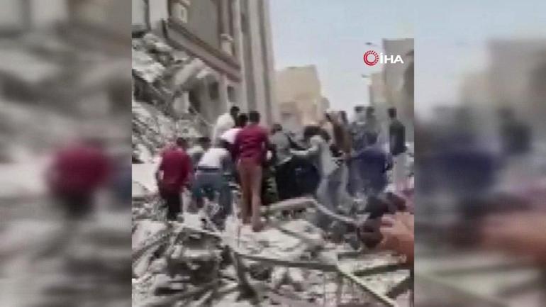 İranda 10 katlı bina çöktü: Can kaybı 4’e yükseldi