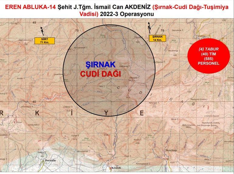 Son dakika... Eren-Abluka 14 operasyonu başladı: 3 terörist öldürüldü