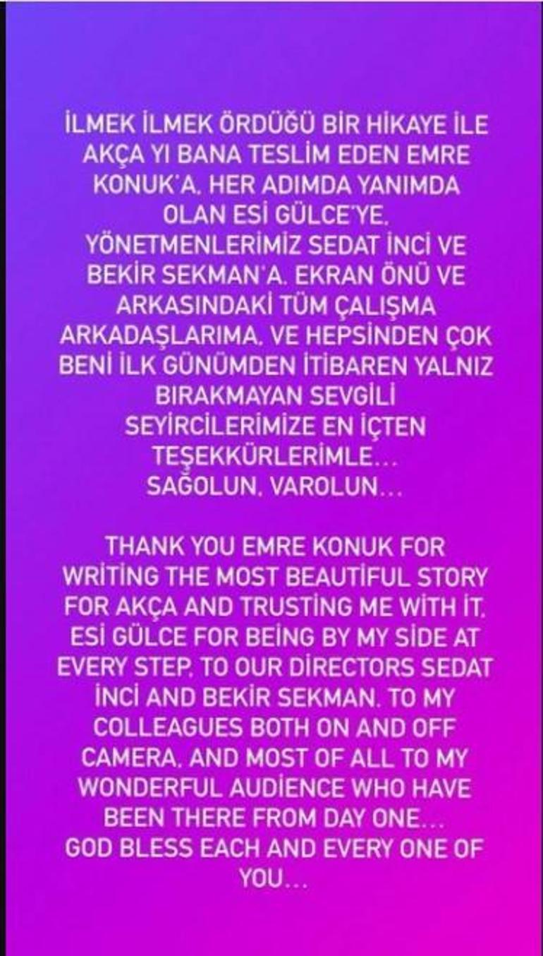 Fahriye Evcen, Alparslan Büyük Selçuklu dizisinden ayrıldı