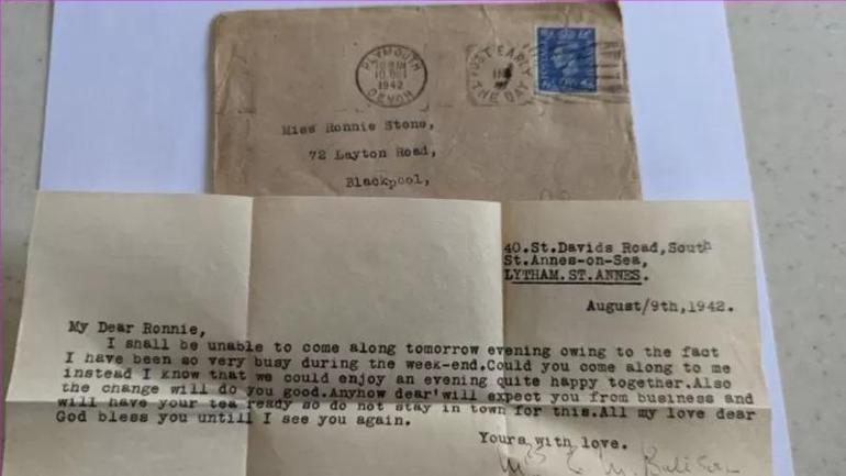 İngilterede İkinci Dünya Savaşından kalma aşk mektupları bulundu