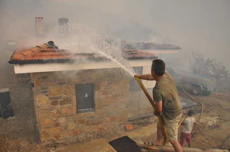 Datça orman yangını son durum Datça yangını söndürüldü mü