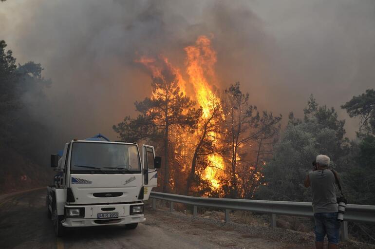 Datça orman yangını son durum Datça yangını söndürüldü mü
