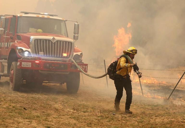 ABDde orman yangını: Acil durum ilan edildi