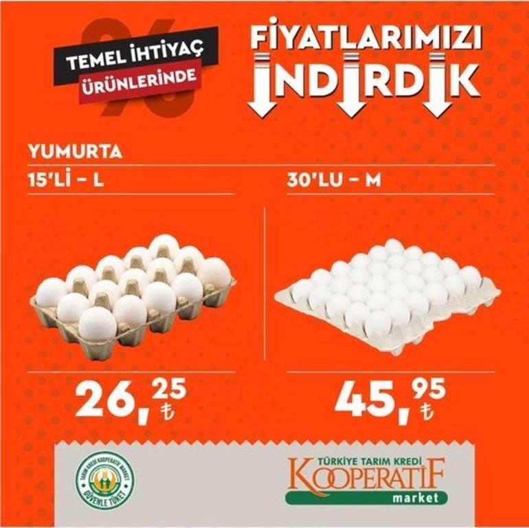 Tarım Kredi Marketleri indirimli ürünler kataloğu 17 Ağustos 2022