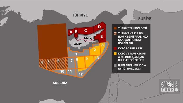 Rumlar, Türkiye ile çakışan 6. parselde gaz buldu