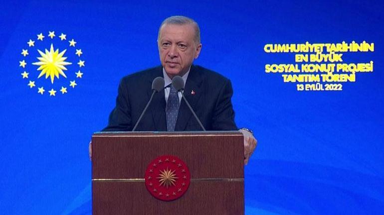 Son dakika...  Cumhuriyet tarihinin en büyük sosyal konut projesi Cumhurbaşkanı Erdoğan detayları açıkladı