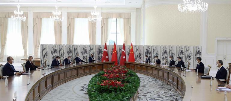 Son dakika... Cumhurbaşkanı Erdoğan, Şi Cinping ile bir araya geldi