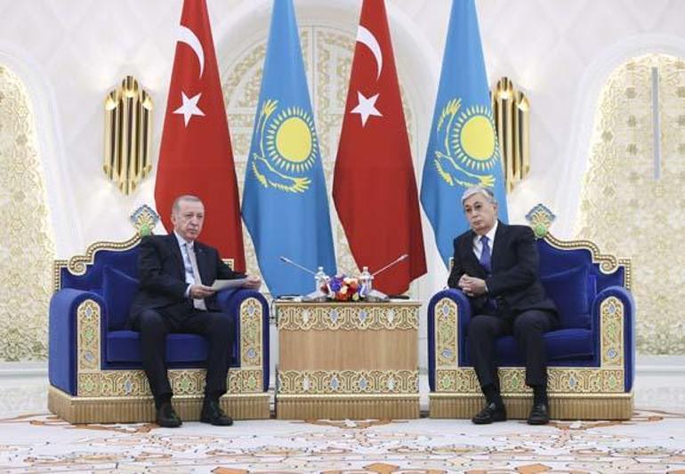 Son dakika... Cumhurbaşkanı Erdoğan, Astanada