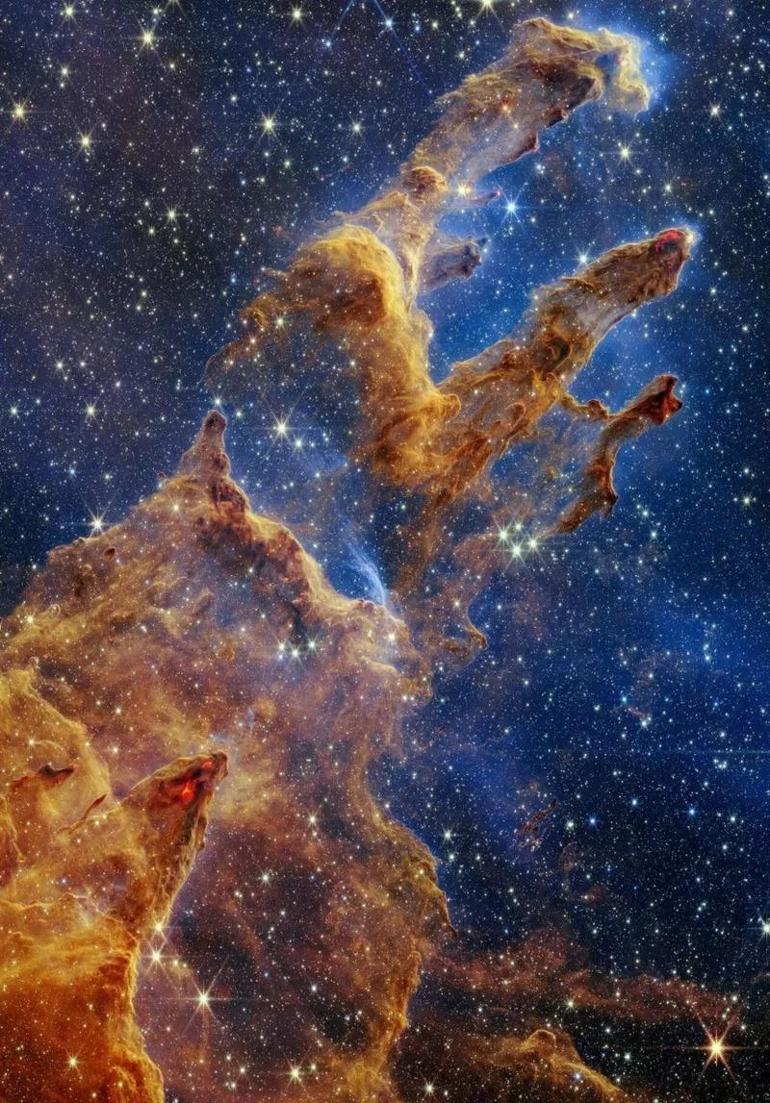 James Webb Teleskobu, Yaratılış Sütunları’nı görüntüledi