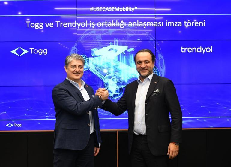 Türkiyenin iki güçlü markası Togg ve Trendyol kesintisiz kullanıcı deneyimi için niyet mektubu imzaladı
