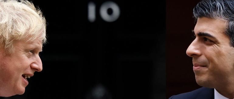 İngilterede liderlik yarışı: Boris Johnson ve Rishi Sunak gizli zirve düzenledi