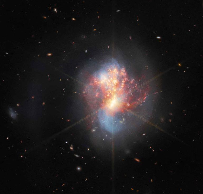 James Webb Teleskobundan nefes kesen kare: Çarpışan galaksiler görüntülendi