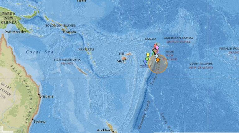 Tsunami uyarısı yapıldı: Tongada 7,5 büyüklüğünde deprem