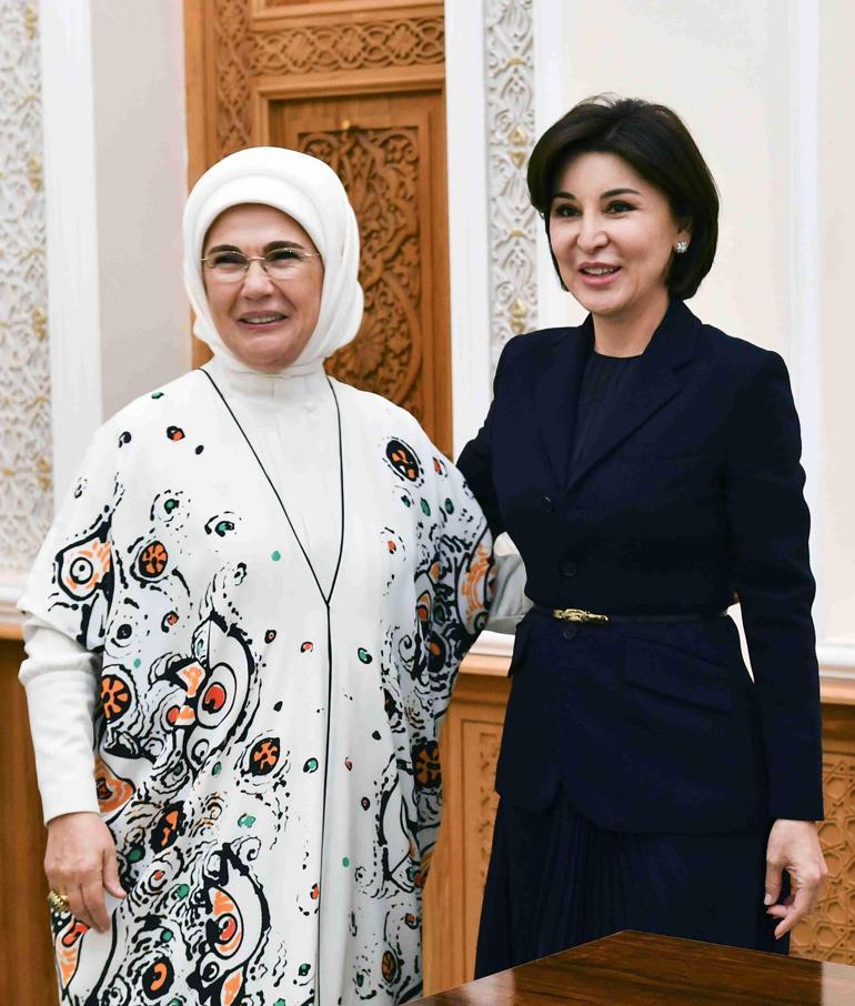 Özbekistan’da lider eşlerinden ‘sıfır atık’ imzası... Emine Erdoğandan teşekkür paylaşımı