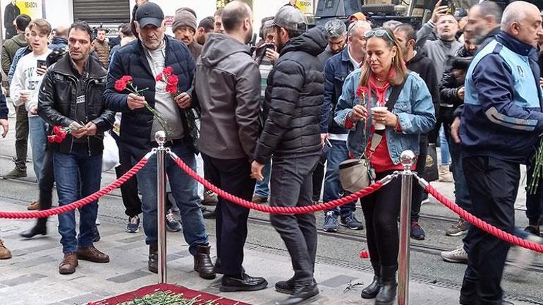 İstiklal Caddesinde saldırıda ölenler anıldı