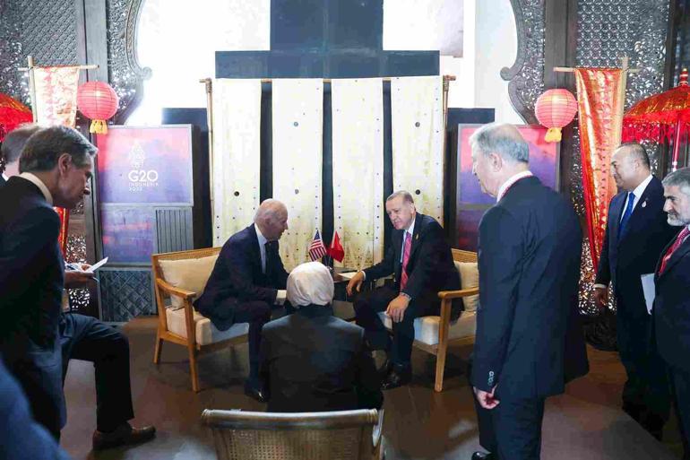 Son dakika... Cumhurbaşkanı Erdoğan, ABD Başkanı Joe Biden ile görüştü
