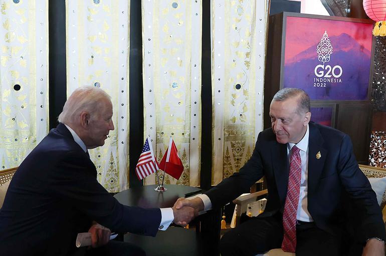 Son dakika... Cumhurbaşkanı Erdoğan, ABD Başkanı Joe Biden ile görüştü