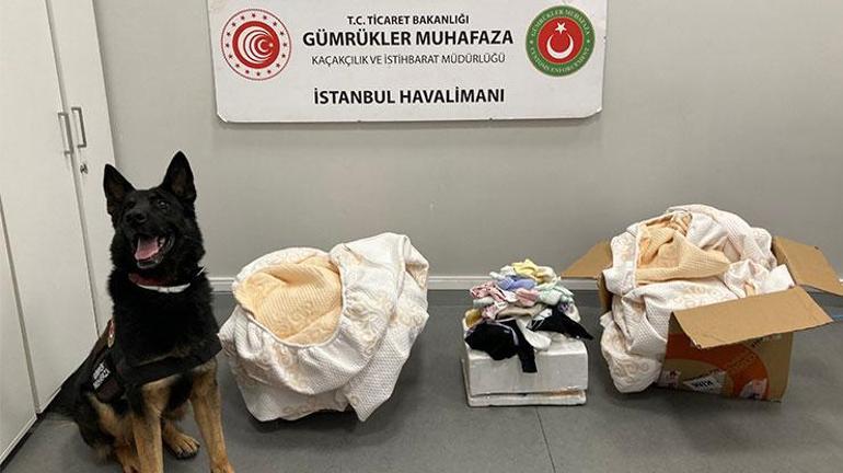 Zehir tacirlerinden pes dedirten yöntem İstanbul Havalimanında ele geçirildi