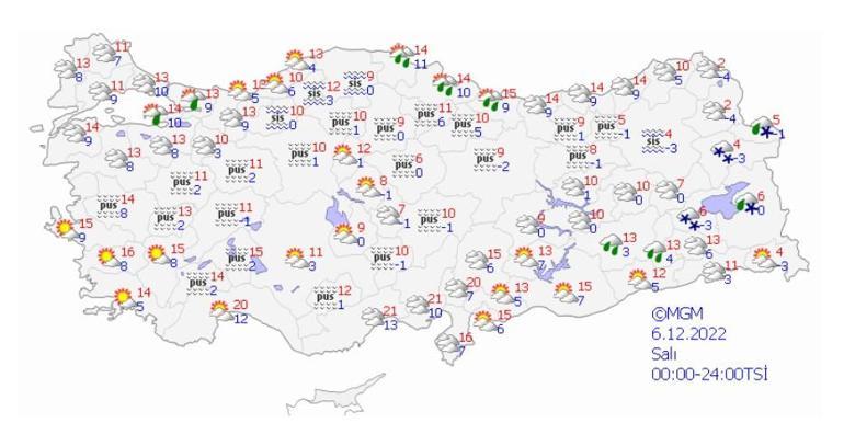 6 Aralık hava durumu: Meteoroloji İstanbul için saat verdi