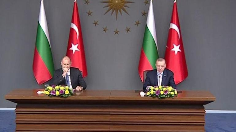 Cumhurbaşkanı Erdoğandan ve Bulgaristan Cumhurbaşkanı Radevden ortak açıklama