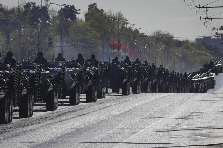 Belarus ordusunda dikkat çeken sembol Savaşa mı hazırlanıyor