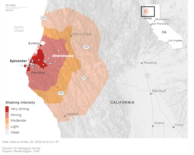 ABDnin California eyaletinde 6.4 büyüklüğünde deprem: 2 kişi hayatını kaybetti