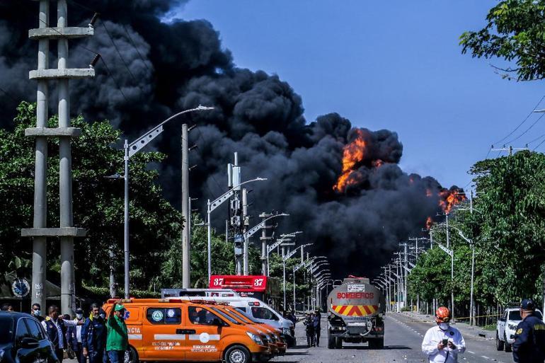 Kolombiyada yakıt tankı patladı: 1 ölü
