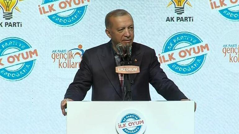 Son dakika haberi: Cumhurbaşkanı Erdoğan, Erzurumda gençlerle buluştu