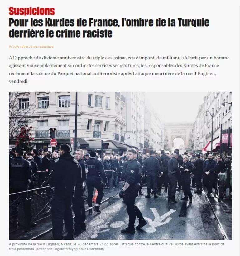 PKK sempatizanları Parisi karıştırdı: Fransa basını ise Türkiyeyi hedef aldı