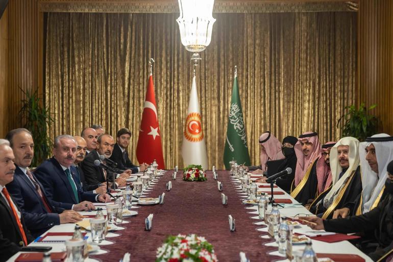 Meclis Başkanı Şentop, Suudi Arabistanlı mevkidaşı ile görüştü