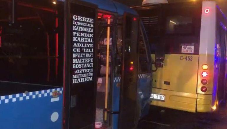 Kartal’da minibüs İETT otobüsüne arkadan çarptı: 7 yaralı