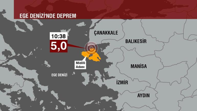 SON DAKİKA: İzmir açıklarında korkutan deprem Çevre illerden de hissedildi...