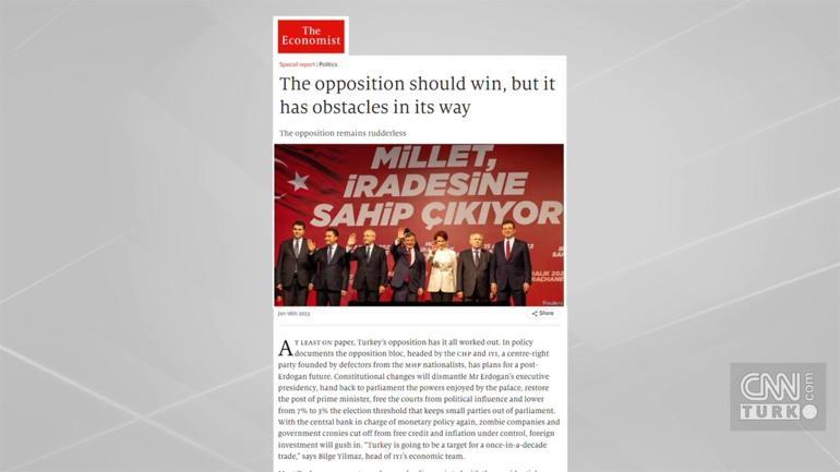 The Economistte dikkat çeken Türkiye yazısı: Muhalefet dümensiz, ivme kaybediyor
