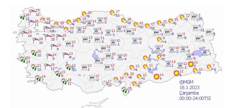 18 Ocak hava durumu: O illerde yoğun fırtına, sis ve yağış hakim olacak