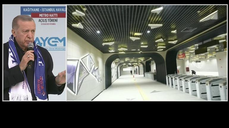 SON DAKİKA: İstanbul Havalimanı metrosu açıldı 1 ay ücretsiz olacak...