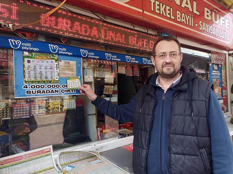 Para üstü olarak aldığı Kazı Kazandan, 4 milyon lira çıktı