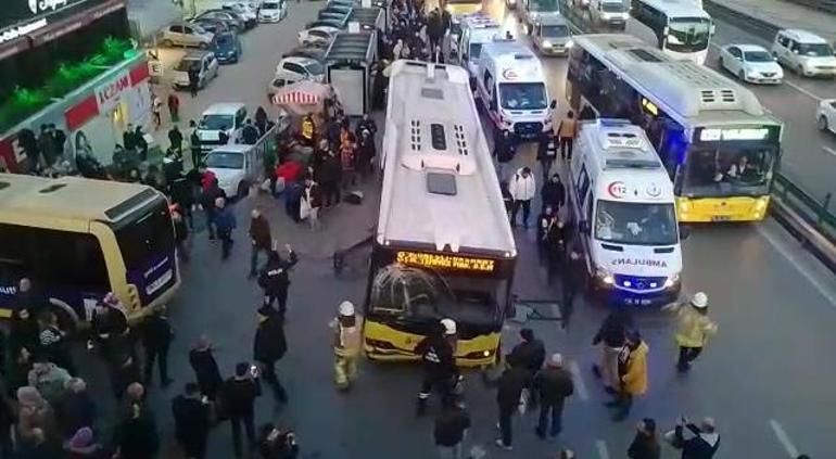 Son dakika haberi: Bahçelievlerde İETT otobüsü durağa girdi 1 kişi öldü, 5 yaralı var