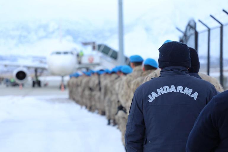 Erzincandaki komandolar, Hataydaki çalışmalara destek için yola çıktı