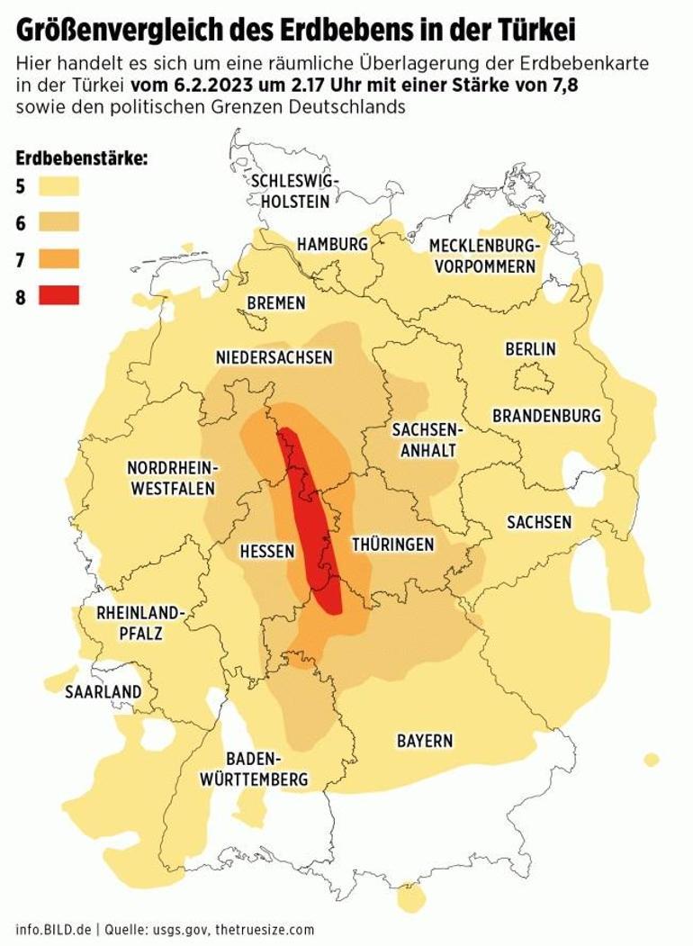 Bild gazetesi depremi Almanyaya uyarladı: Bütün ülke sarsılırdı